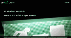 Desktop Screenshot of luxxlight.de