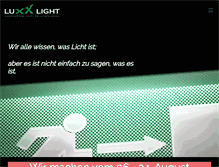 Tablet Screenshot of luxxlight.de
